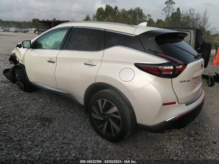 2022 NISSAN MURANO SL VIN: 5N1AZ2CJ2NC112214