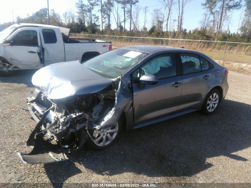 2022 TOYOTA COROLLA LE VIN: 5YFEPMAEXNP275424