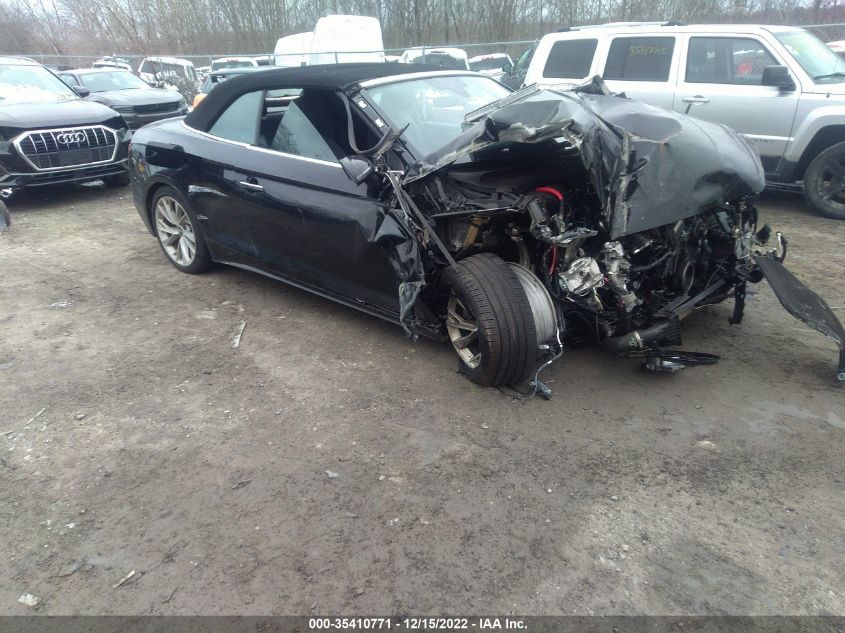 2021 AUDI A5 CABRIOLET PREMIUM VIN: WAU2AGF51MN001648