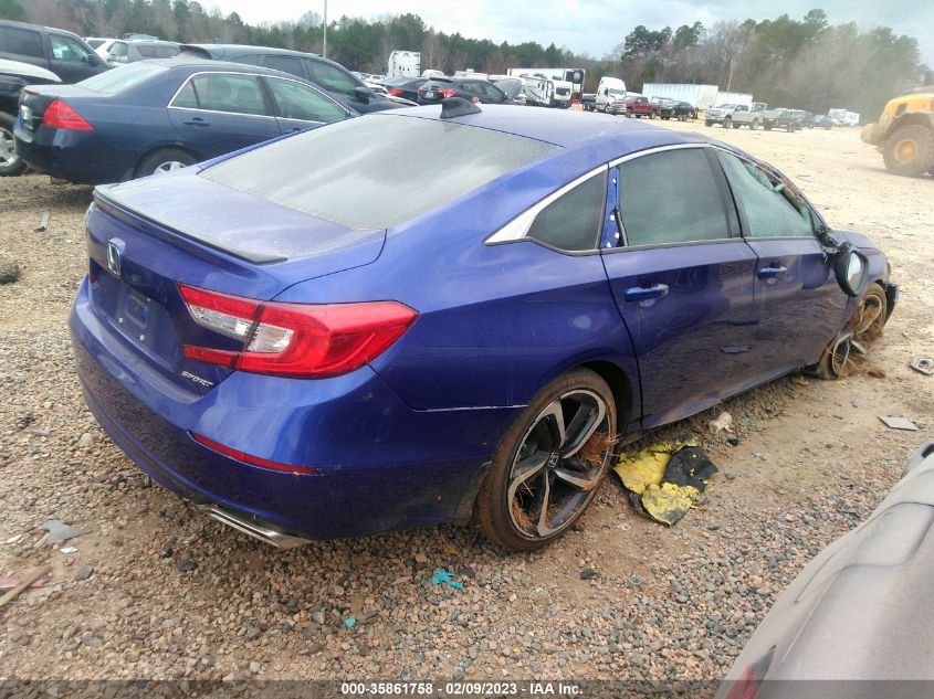 2022 HONDA ACCORD SEDAN SPORT VIN: 1HGCV1F33NA038962