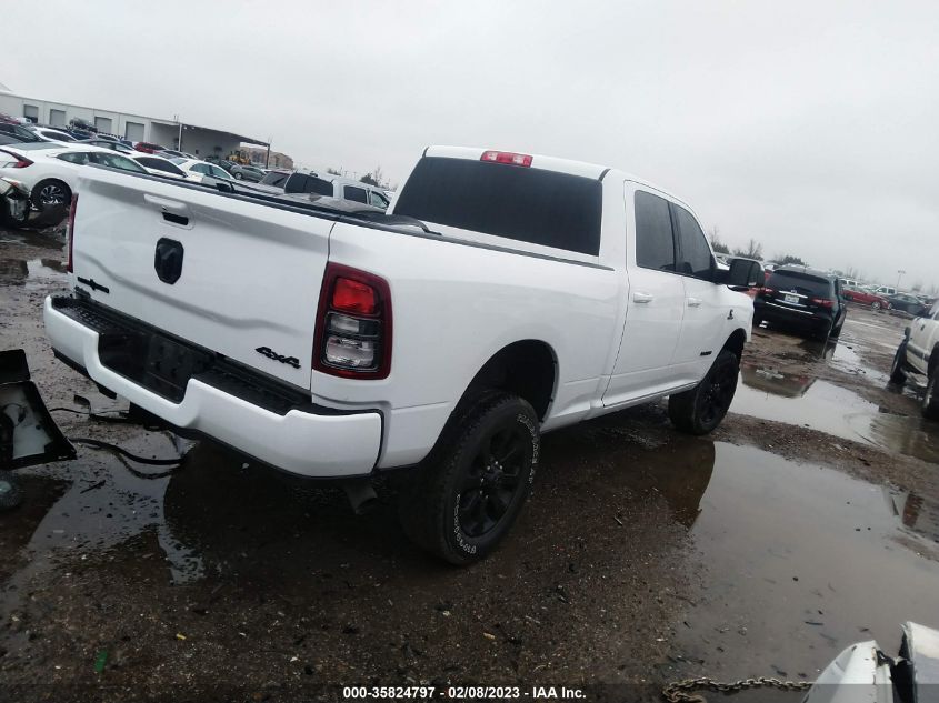2022 RAM 2500 LONE STAR VIN: 3C6UR5DL7NG202854