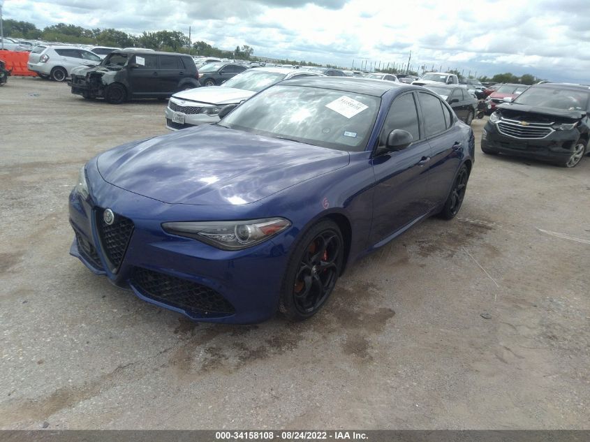 2021 ALFA ROMEO GIULIA TI SPORT VIN: ZARFAMBN8M7643870