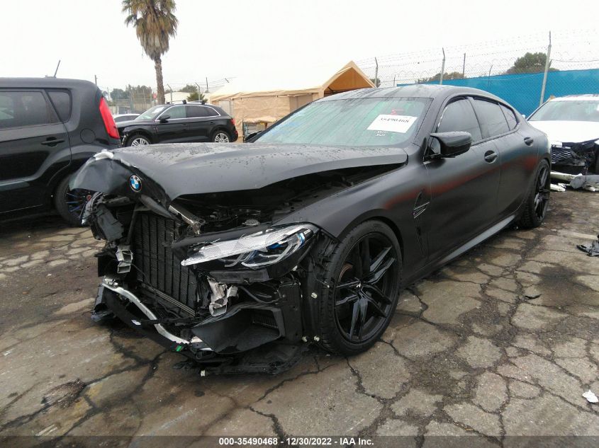 2021 BMW M8 VIN: WBSGV0C02MCF29719