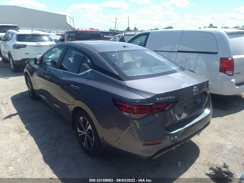 2021 NISSAN SENTRA SV VIN: 3N1AB8CV5MY287080