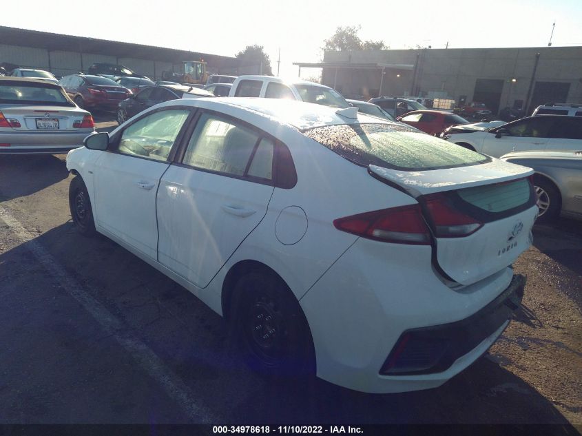 2020 HYUNDAI IONIQ HYBRID BLUE VIN: KMHC65LC8LU237164