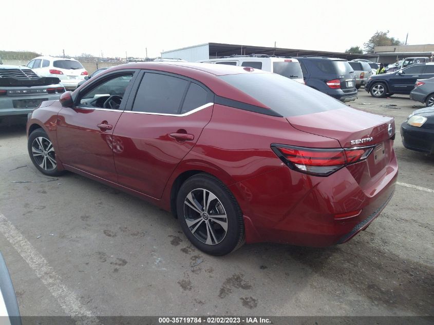 2022 NISSAN SENTRA SV VIN: 3N1AB8CV1NY219957