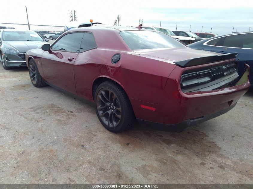 2022 DODGE CHALLENGER R/T SCAT PACK VIN: 2C3CDZFJ3NH181818