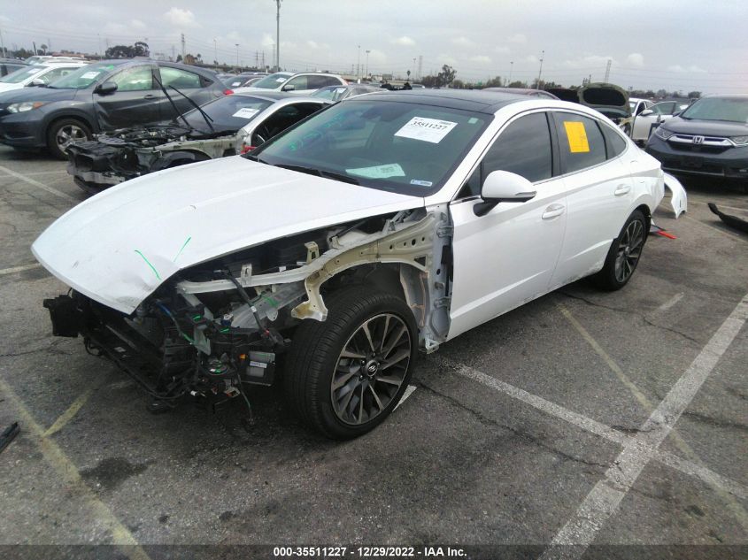 2022 HYUNDAI SONATA LIMITED VIN: KMHL34J24NA194122