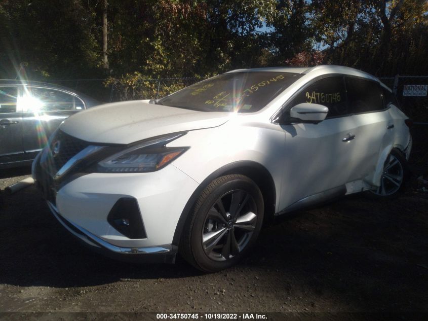 2021 NISSAN MURANO PLATINUM VIN: 5N1AZ2DS7MC120850