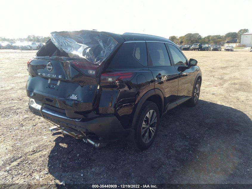 2022 NISSAN ROGUE SV VIN: 5N1BT3BA3NC698497