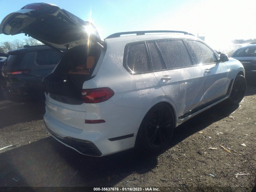 2021 BMW X7 XDRIVE40I VIN: 5UXCW2C01M9F08385