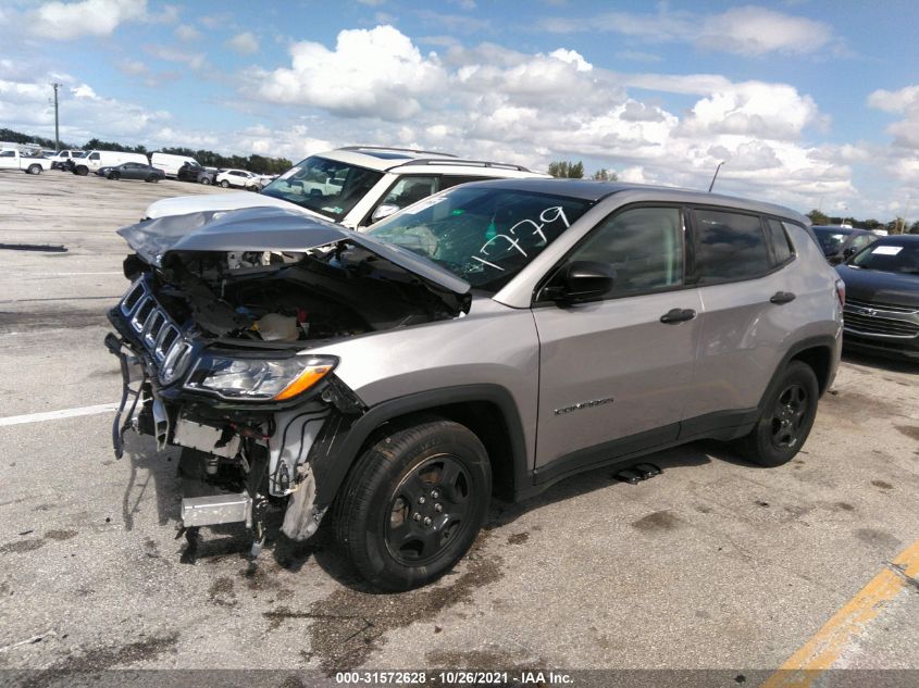 2020 JEEP COMPASS SPORT VIN: 3C4NJCAB7LT121779
