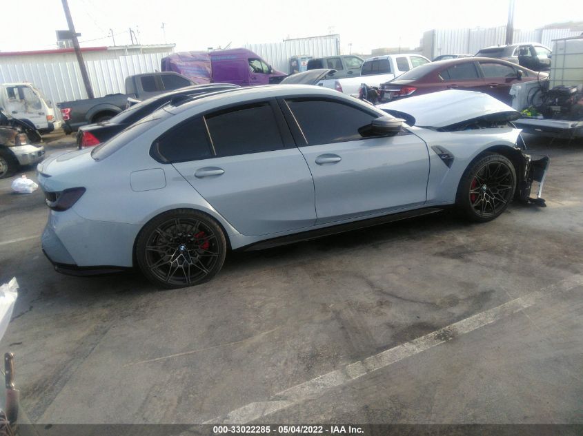 2021 BMW M3 COMPETITION VIN: WBS33AY02MFL26408