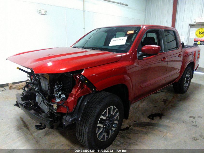 2022 NISSAN FRONTIER SV VIN: 1N6ED1EK7NN686488