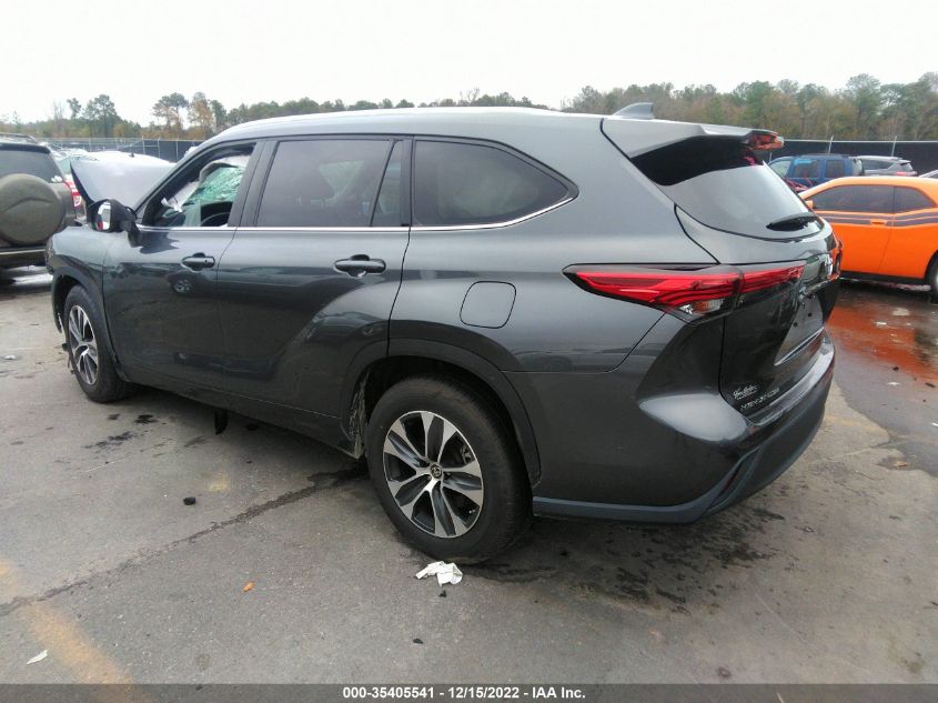 2020 TOYOTA HIGHLANDER XLE VIN: 5TDGZRAH2LS003108