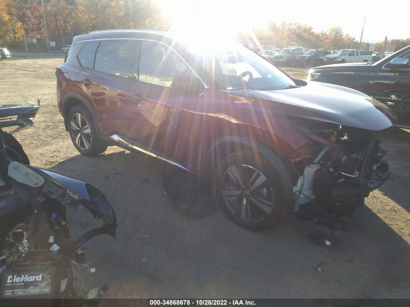2022 NISSAN ROGUE SL VIN: 5N1BT3CB6NC672659