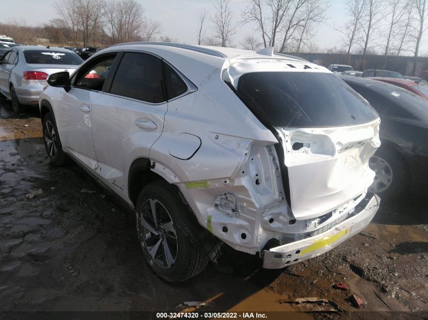 2021 LEXUS NX NX 300H VIN: JTJGJRDZ9M2168753