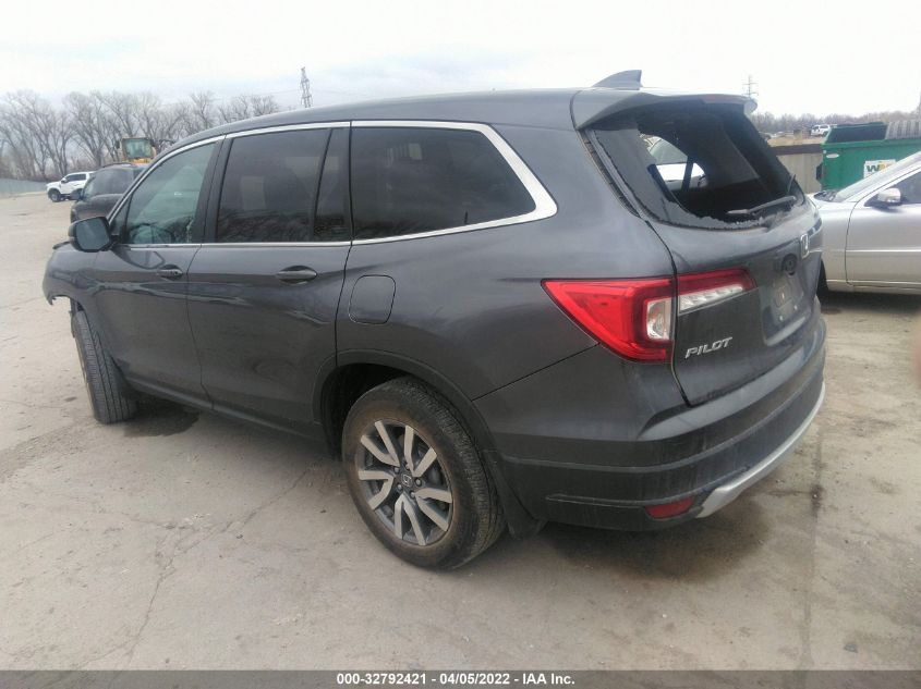 2021 HONDA PILOT EX-L VIN: 5FNYF6H53MB014163