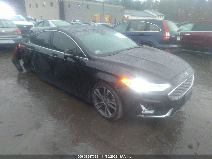 2020 FORD FUSION TITANIUM VIN: 3FA6P0D92LR121105