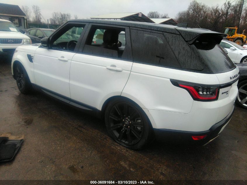 2022 LAND ROVER RANGE ROVER SPORT HSE SILVER EDITION VIN: SALWR2SU0NA203377