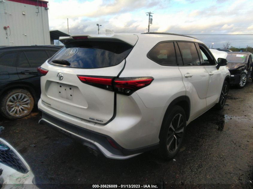 2021 TOYOTA HIGHLANDER XSE VIN: 5TDJZRBH5MS128187