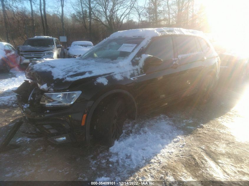 2021 VOLKSWAGEN TIGUAN SE/SE R-LINE BLACK/SEL VIN: 3VV2B7AX8MM021741