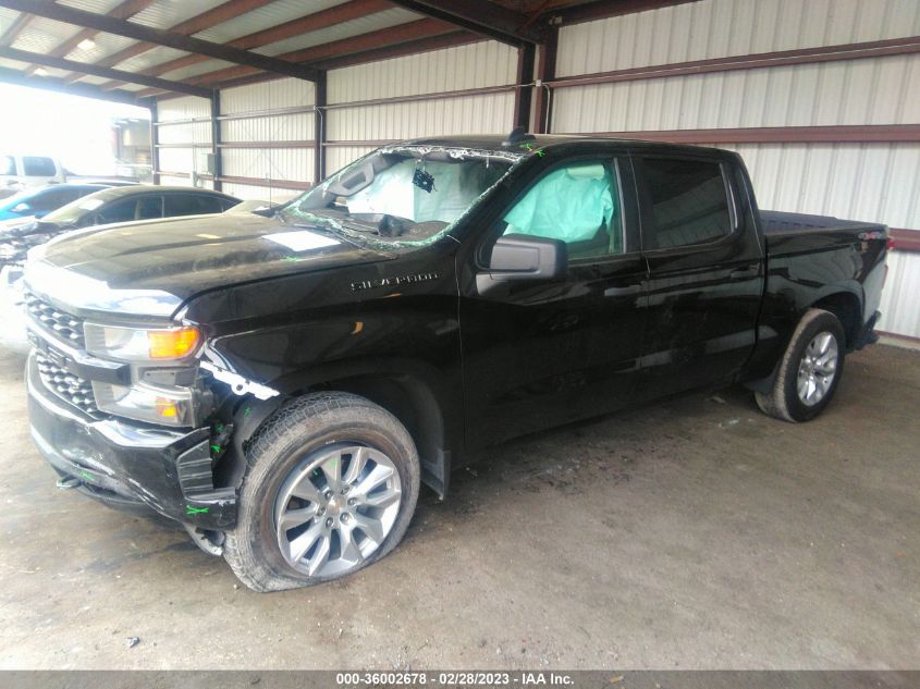 2022 CHEVROLET SILVERADO 1500 LTD CUSTOM VIN: 1GCPYBEK1NZ228752