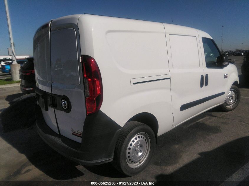 2021 RAM PROMASTER CITY TRADESMAN VIN: ZFBHRFAB4M6T45436