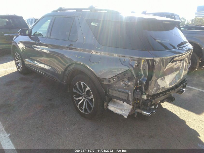 2021 FORD EXPLORER ST VIN: 1FM5K8GC2MGB50148