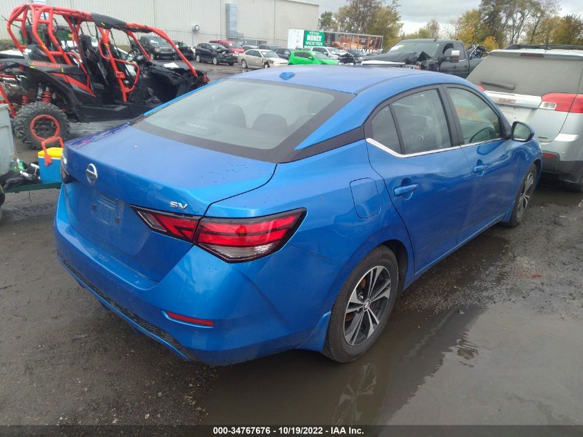 2021 NISSAN SENTRA SV VIN: 3N1AB8CV2MY302263