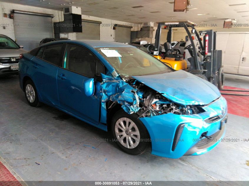 2021 TOYOTA PRIUS L VIN: JTDKAMFU8M3140972