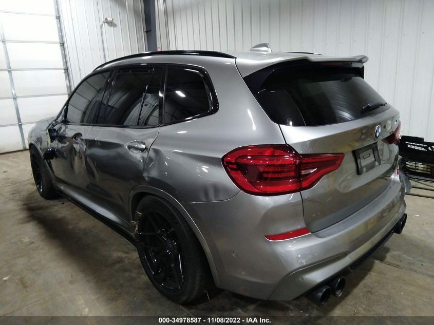 2020 BMW X3 M VIN: 5YMTS0C04L9B53607