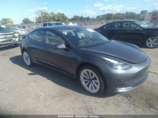 2022 TESLA MODEL 3 LONG RANGE VIN: 5YJ3E1EB0NF290134