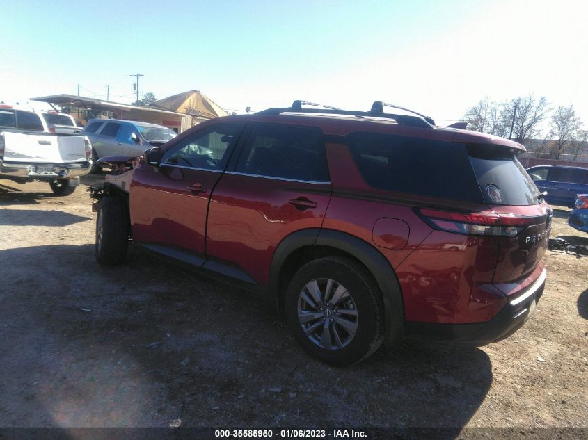 2022 NISSAN PATHFINDER SV VIN: 5N1DR3BA2NC235144