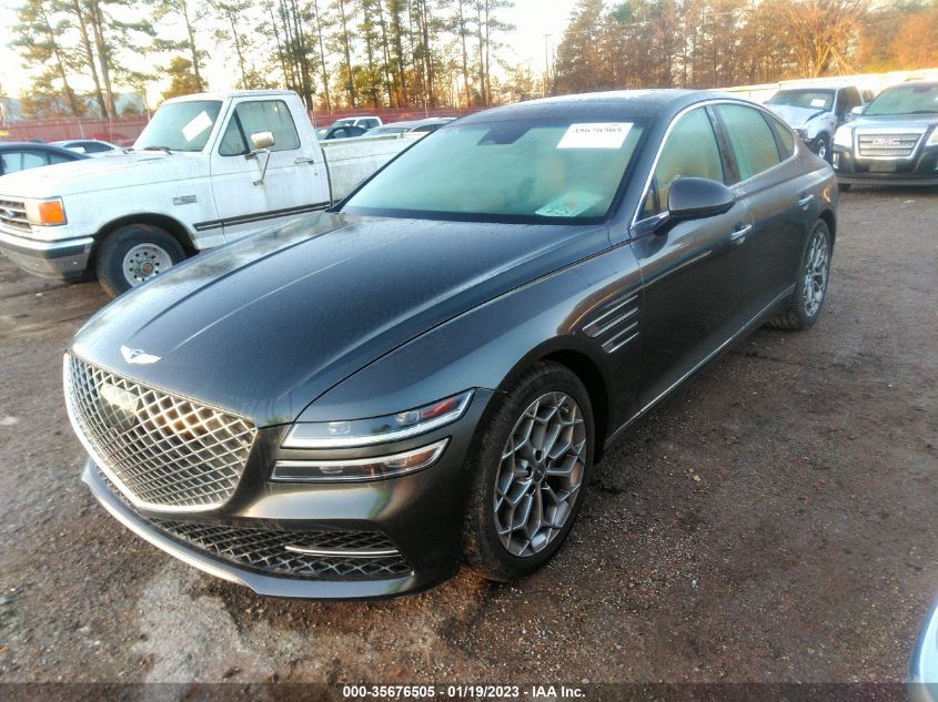 2022 GENESIS G80 2.5T VIN: KMTGB4SC1NU139563