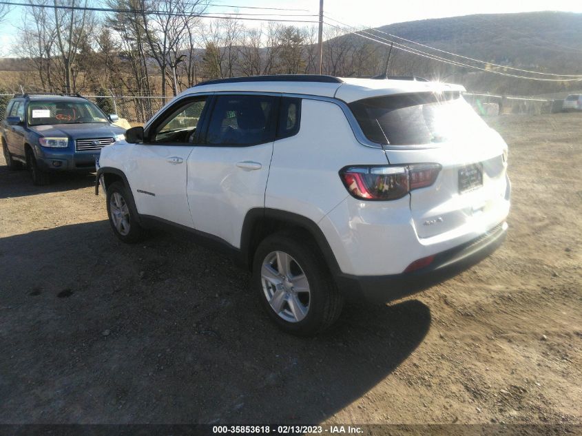 2022 JEEP COMPASS LATITUDE VIN: 3C4NJDBB5NT203016