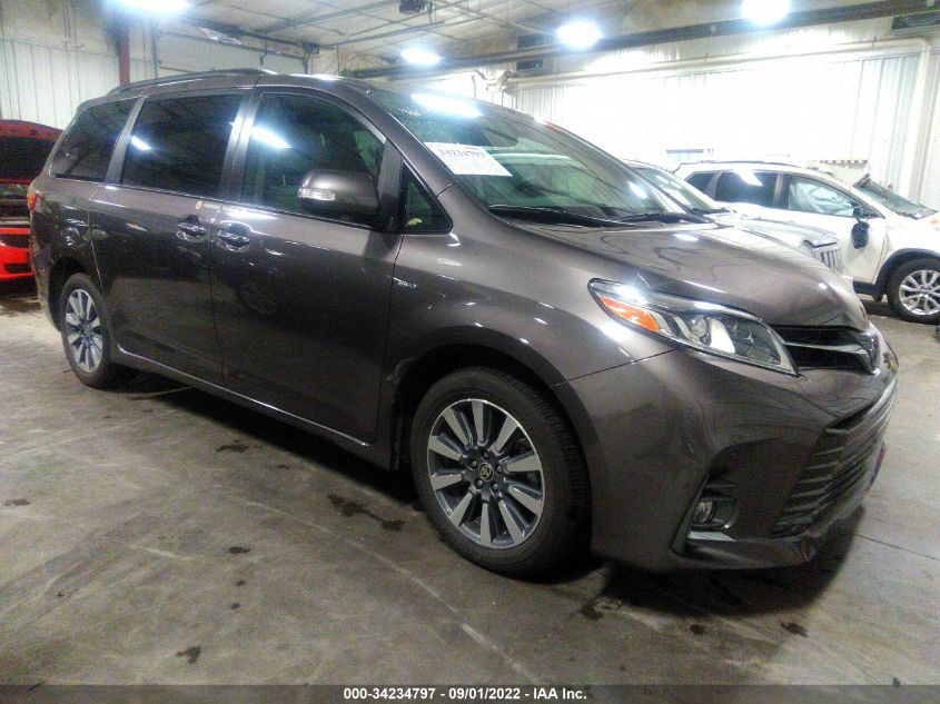 2020 TOYOTA SIENNA XLE VIN: 5TDDZ3DC3LS249844