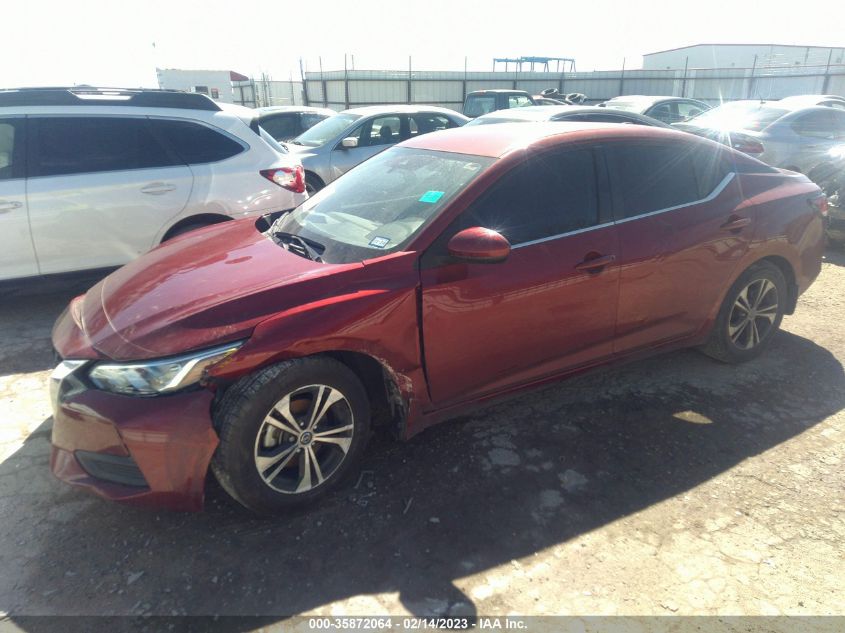 2022 NISSAN SENTRA SV VIN: 3N1AB8CVXNY229466