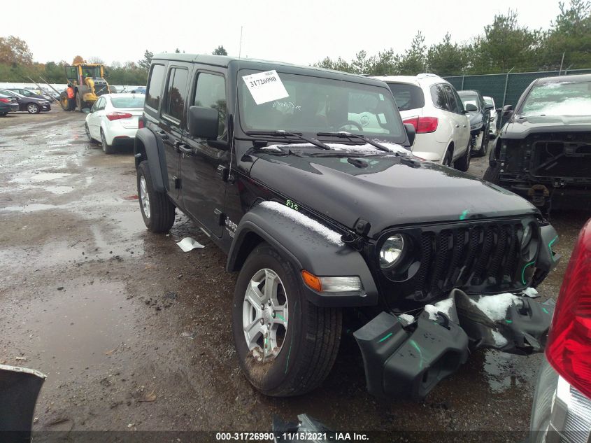 2020 JEEP WRANGLER UNLIMITED SPORT S VIN: 1C4HJXDN7LW345915