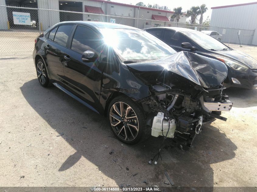 2022 TOYOTA COROLLA SE/SE NIGHTSHADE/APEX SE VIN: 5YFS4MCE7NP104381