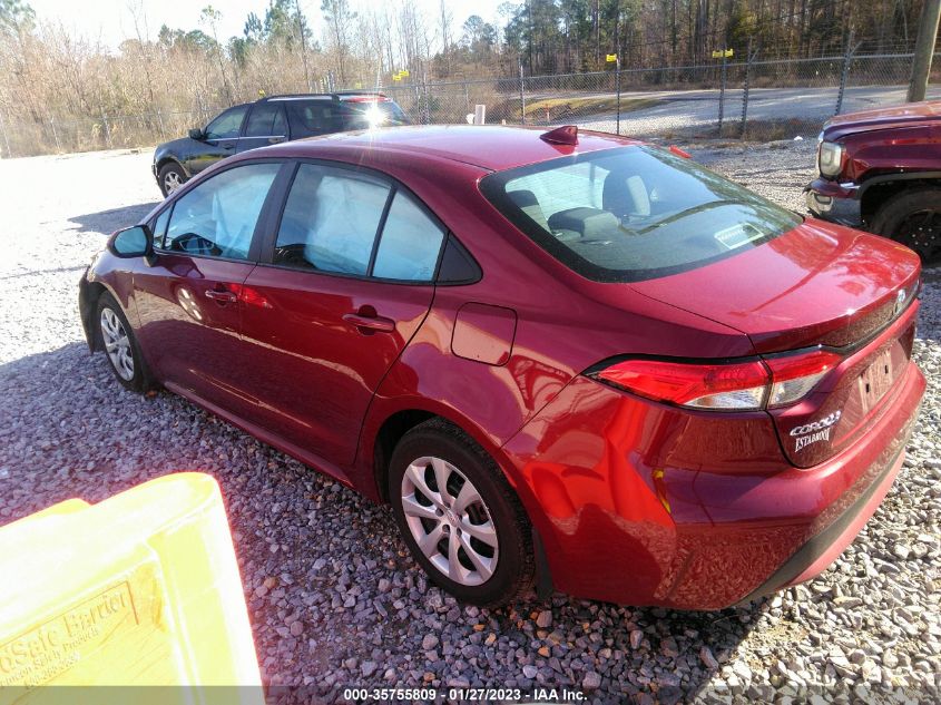 2022 TOYOTA COROLLA LE VIN: 5YFEPMAE3NP321496