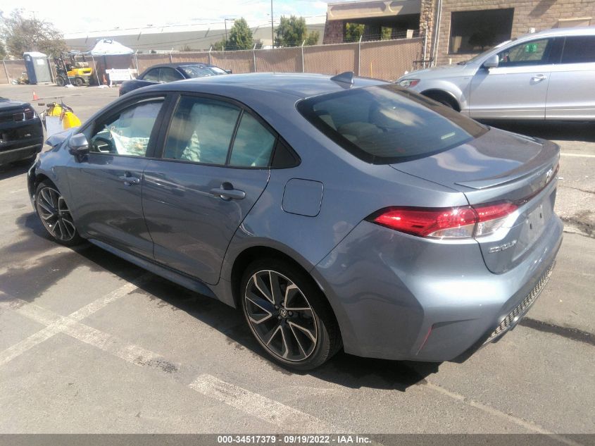 2020 TOYOTA COROLLA SE/NIGHTSHADE VIN: JTDS4RCE4LJ041190