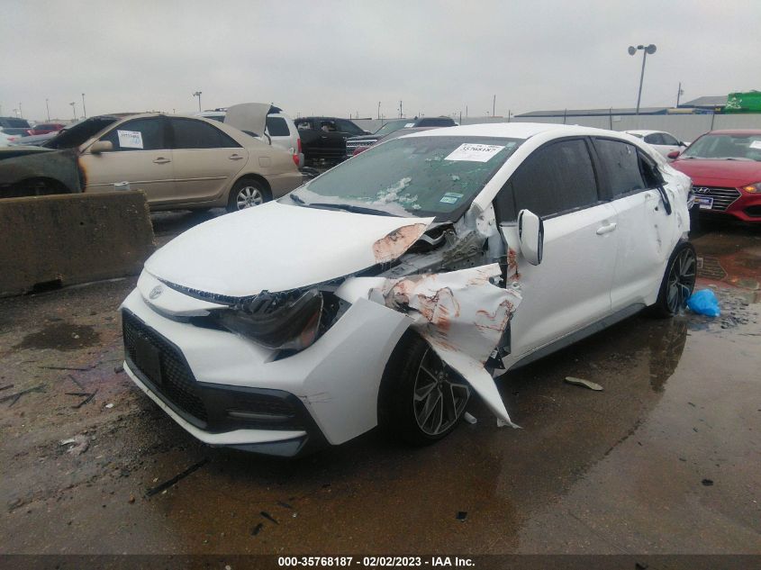 2022 TOYOTA COROLLA SE/SE NIGHTSHADE/APEX SE VIN: 5YFS4MCE2NP104577