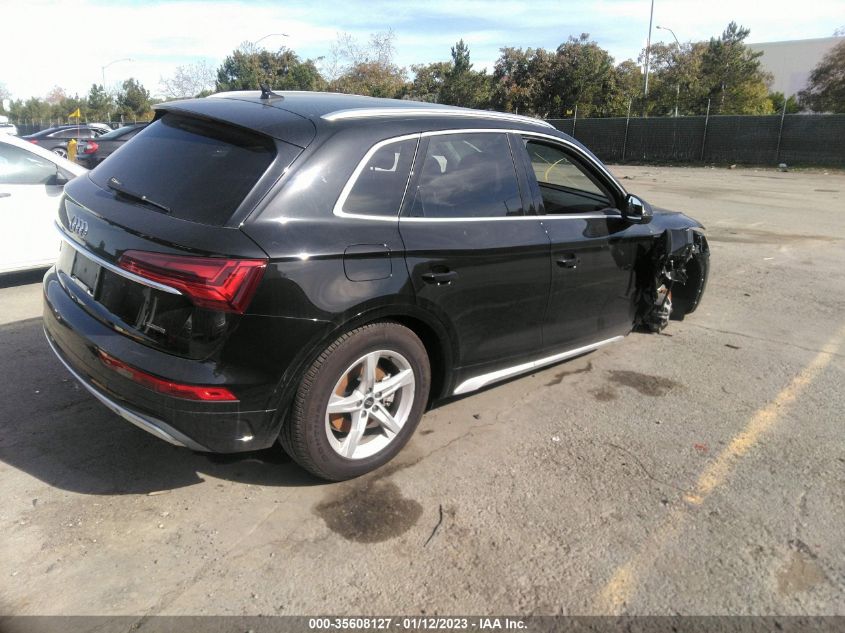 2021 AUDI Q5 PREMIUM VIN: WA1AAAFY9M2006999