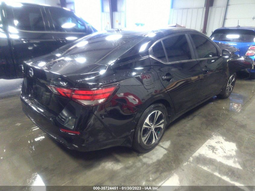 2022 NISSAN SENTRA SV VIN: 3N1AB8CV9NY283325