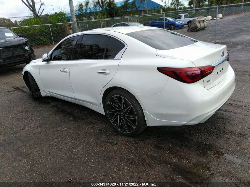 2020 INFINITI Q50 3.0T LUXE VIN: JN1EV7AR8LM250082