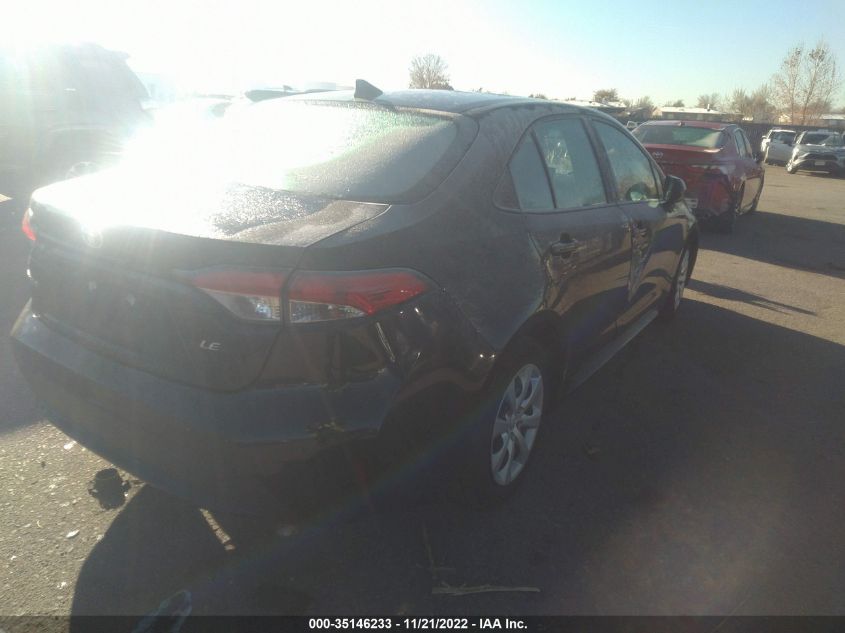 2021 TOYOTA COROLLA LE VIN: 5YFEPMAE7MP252133