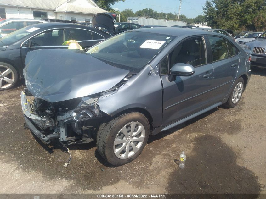 2021 TOYOTA COROLLA LE VIN: JTDEPMAE4MJ159011