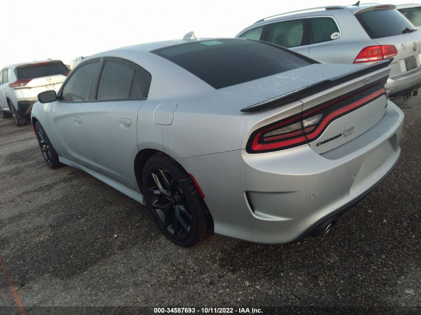 2021 DODGE CHARGER GT VIN: 2C3CDXHG5MH651996
