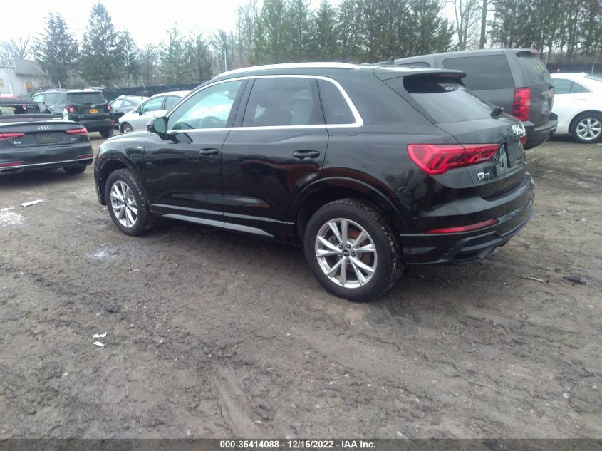 2021 AUDI Q3 S LINE PREMIUM VIN: WA1DECF32M1031704